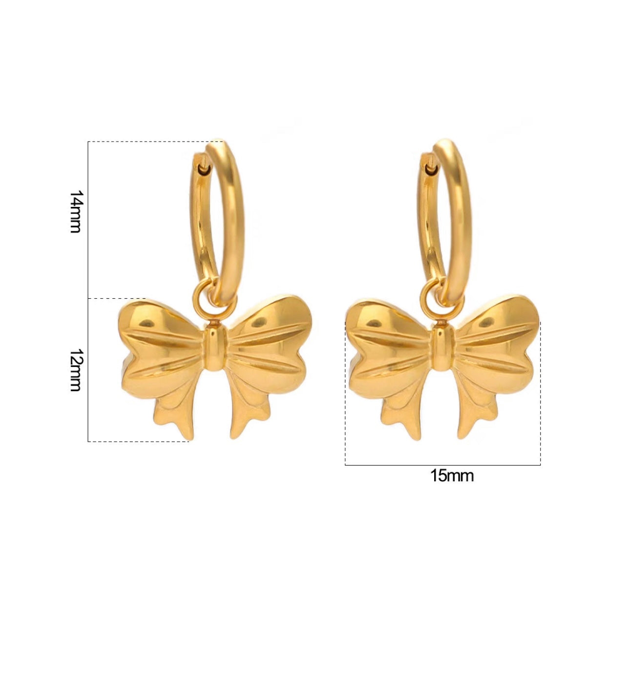 Accent Bow Earrings