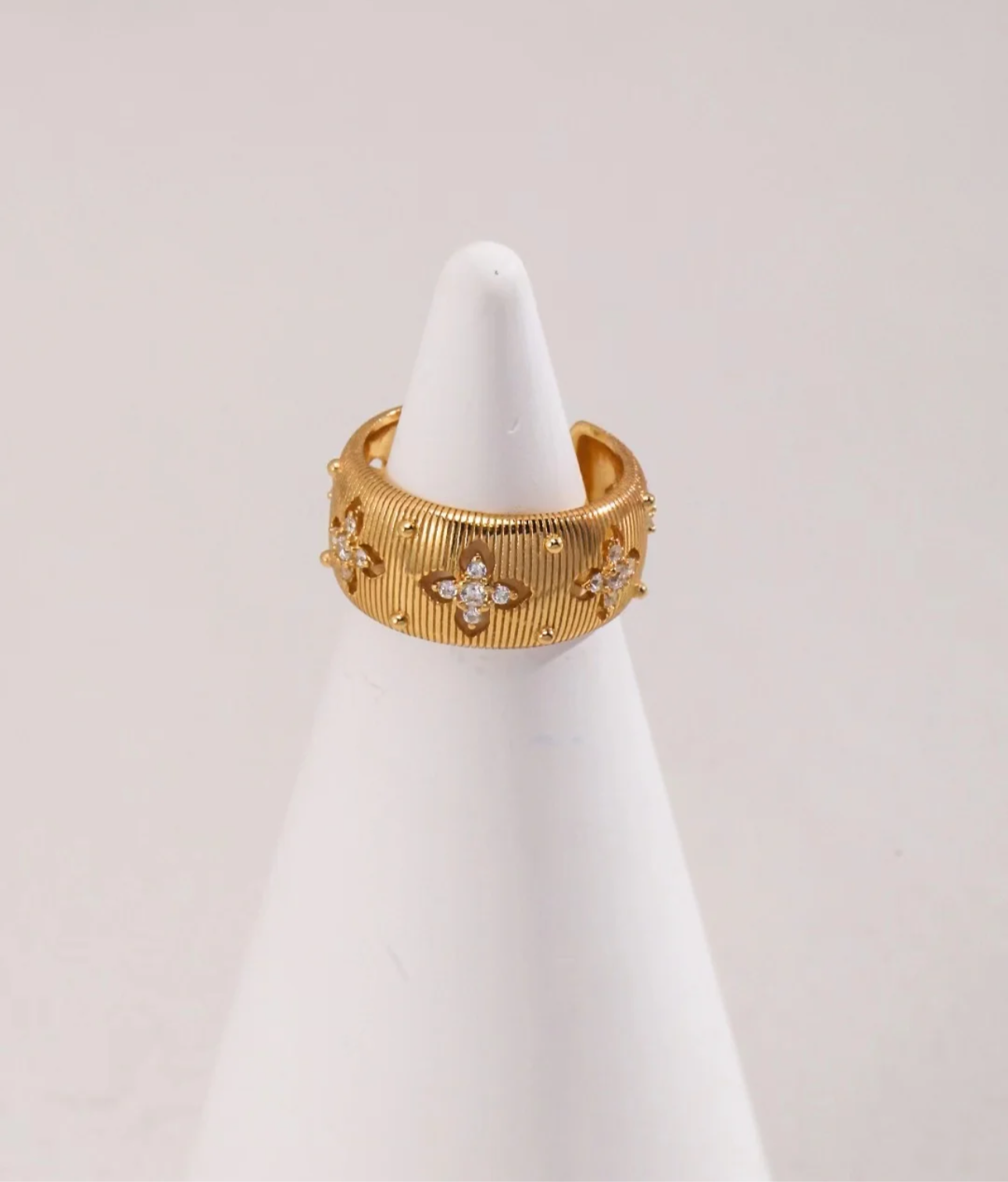 Golden Eclipse Ring